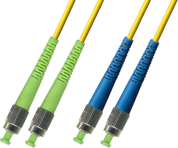 P-SM9-D3Y-FCA-FCU-xx Fiberworks AS  Patch SM DPX FC/APCR-FC/UPC xx m 9/OS2 G.657.A2 2x &#248;2mm Yellow